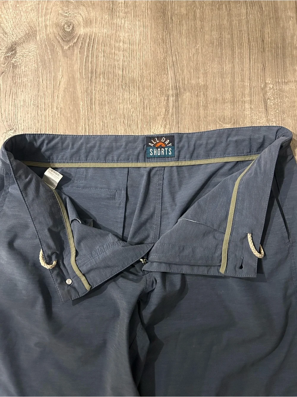 Faherty All Day Shorts Men's Navy Hybrid Drawstring Shorts